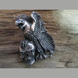 Pin " Adler " mit Totenkopf