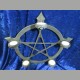 Pentagramm Teelichthalter Wand