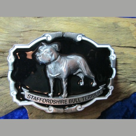 Gürtelschnalle Staffordshire Bull Terrier